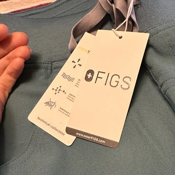 Hydrogreen Kade Drawstring Scrub Pants - Picture 2 of 5